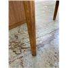 Image 12 : VINTAGE MID-CENTURY WOODEN END TABLE CABINET AND A VINTAGE MID-CENTURY MODERN WOODEN DINING CHAIR