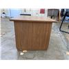 Image 20 : VINTAGE MID-CENTURY WOODEN END TABLE CABINET AND A VINTAGE MID-CENTURY MODERN WOODEN DINING CHAIR
