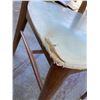 Image 4 : VINTAGE MID-CENTURY WOODEN END TABLE CABINET AND A VINTAGE MID-CENTURY MODERN WOODEN DINING CHAIR