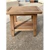 Image 14 : WOOD FILE CABINET AND STOOL