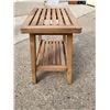 Image 15 : WOOD FILE CABINET AND STOOL
