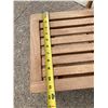 Image 17 : WOOD FILE CABINET AND STOOL