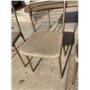 Image 9 : VINTAGE HAMILTON COSCO FOLDING CHAIRS AND MATCHING TABLES