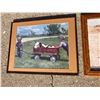 Image 3 : FRAMED VINTAGE FARMING ART PIECES