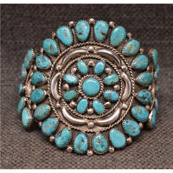 NAVAJO CLUSTER BRACELET (GLADYS TELLER)