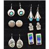 Image 1 : SIX PAIR OF NAVAJO EARRINGS
