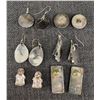 Image 6 : SIX PAIR OF NAVAJO EARRINGS