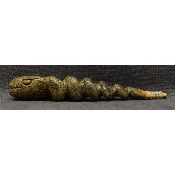 STONE EFFIGY PIPE