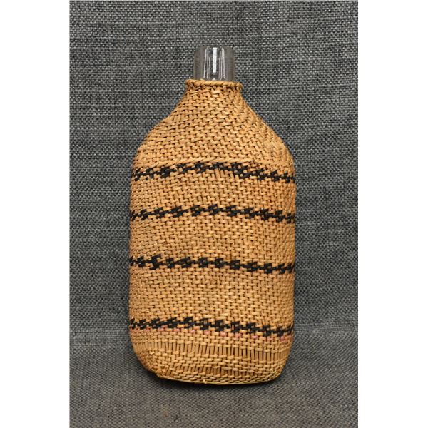 PAIUTE BASKETRY COVERED BOTTLE