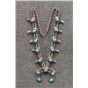 Image 1 : NAVAJO SQUASH BLOSSOM NECKLACE