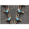 Image 3 : NAVAJO SQUASH BLOSSOM NECKLACE