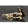 Image 4 : NAVAJO PAINTED COW SKULL (SIGNED)