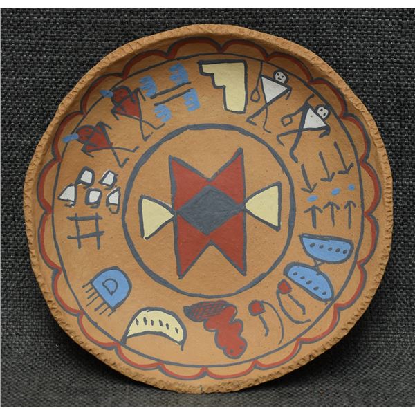 PAMUNKEY POTTERY PLATE