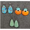 Image 1 : THREE PAIR OF EARRINGS