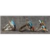 Image 4 : ZUNI AND NAVAJO RINGS (PM, ESALIO)
