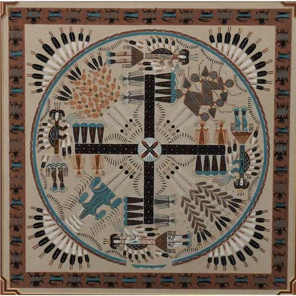 NAVAJO SAND PAINTING (ROSABELLE BEN)