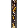 Image 3 : PLAINS INDIAN QUILLED AWL CASE AND BONE AWL