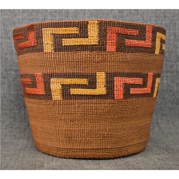 TLINGIT BASKETRY CYLINDER