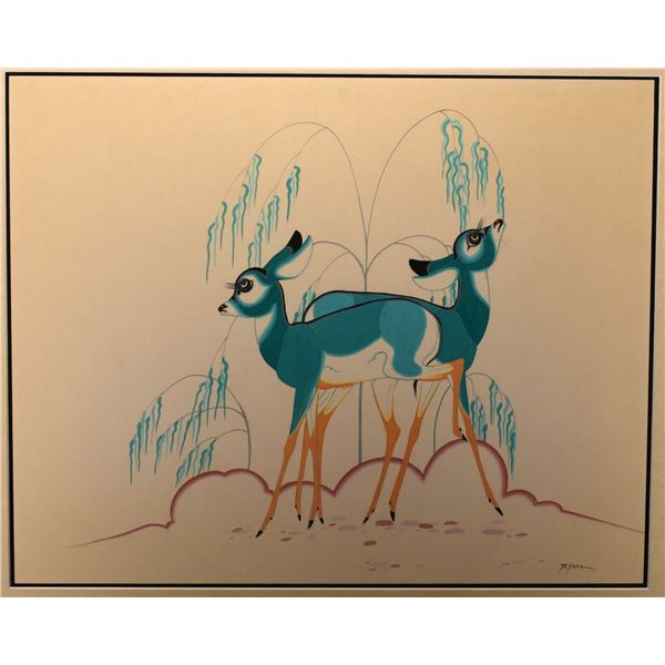 NAVAJO PAINTING (BEATIN YAZZ)