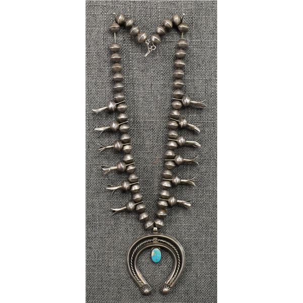 NAVAJO SQUASH BLOSSOM NECKLACE
