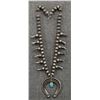 Image 1 : NAVAJO SQUASH BLOSSOM NECKLACE