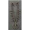 Image 6 : NAVAJO SQUASH BLOSSOM NECKLACE