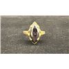 Image 1 : APPROX 10K LADIES RING SET WITH HEMATITE (17X7, 3.9G)