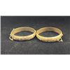 Image 1 : 2 SILVER HINGED BRACELETS (36.5G)