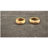 Image 1 : TWO APPROX 10K WEDDING RINGS (12.2G)