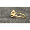 Image 2 : APPROX 10K LADIES RING SET WITH TIGERS EYE (2.2G)