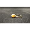 Image 2 : APPROX 10K LADIES RING SET WITH PEARL (2.6G)