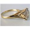 Image 3 : 14k Gold Ring W/Large CZ Stone