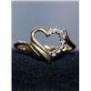 Image 1 : Diamond Heart Design Hand Made Ladies Ring