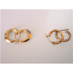 14K Gold Hoop Earrings-Times the Money