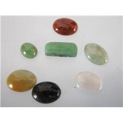 46.5ctw Mixed Jade Stones