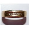 Image 1 : 5 Diamond Hand Made Wedding Band