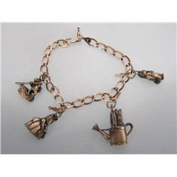 Sterling Silver Charm Bracelet