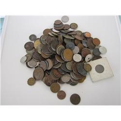 Large Lot of Mixed Foreign Coins