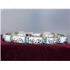 Image 1 : Ceramic Hand Painted Wire Design Bracelet