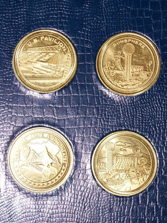 1982 Worlds Fair Collectors Coins