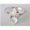 Image 1 : Sterling Silver Ring W/Large CZ