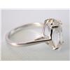 Image 2 : Sterling Silver Ring W/Large CZ