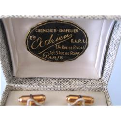 Vintage Cufflinks Adrien Paris w/Box