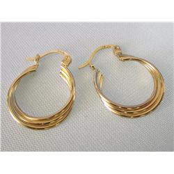 14k Gold Earring Set 1.5gr