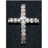 Image 1 : Diamonds Cluster Design Cross Pendant