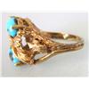 Image 2 : 14k Gold & Turquoise Ring