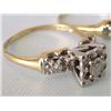 Image 2 : 14k Gold Wedding Set W/Diamonds