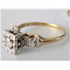 Image 3 : 14k Gold Wedding Set W/Diamonds
