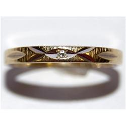 Diamond Hand Made Ladies Wedding Band