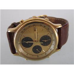 Seiko Chronograph Watch W/Leather Band